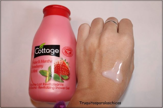 Strawberry and mint cottage gel